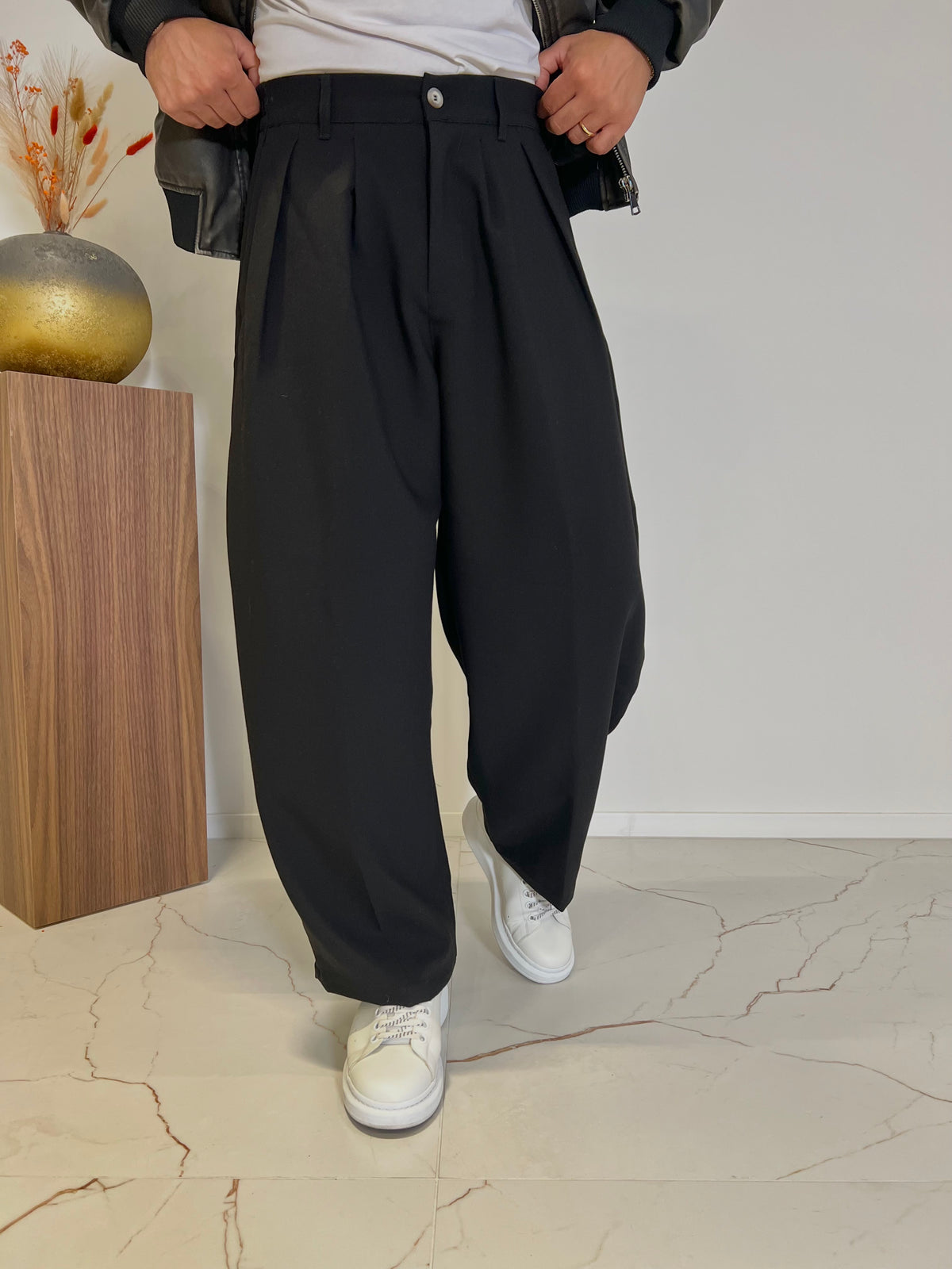 PANTALONE BALLOON DOPPIA PINCES Z76