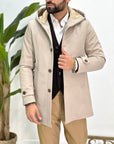 TRENCH CON CAPPUCCIO SDL OUTFIT
