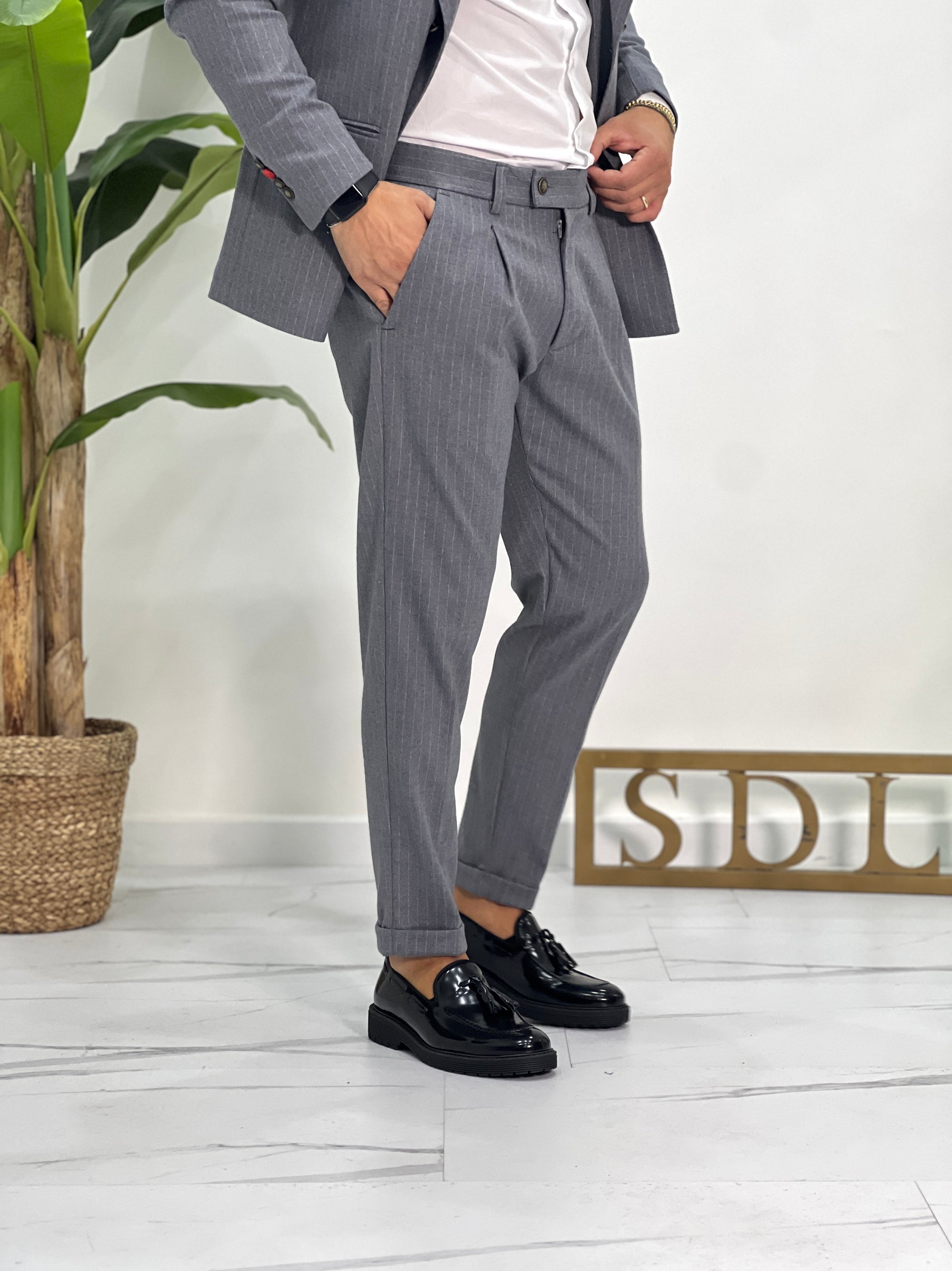 ABITO AUSTRIA DOPPIOPETTO GESSATO SDL OUTFIT
